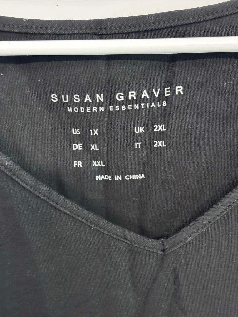 Susan Graver Tank Top Womens Size 1X  Black Liquid Knit Stretch Relaxed Comfort